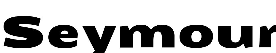 Seymour One Yazı tipi ücretsiz indir